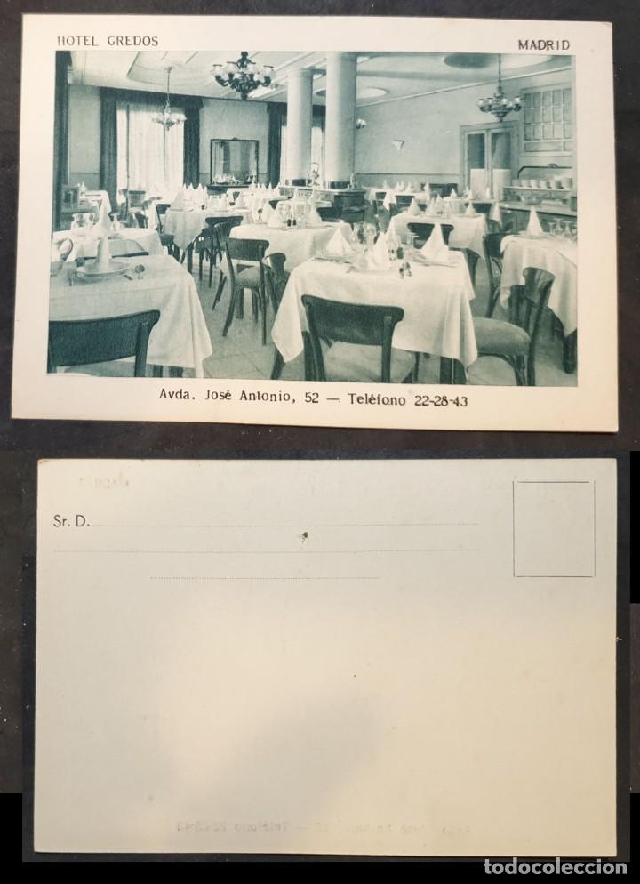 Postales: HOTEL GREDOS - MADRID - Foto 1