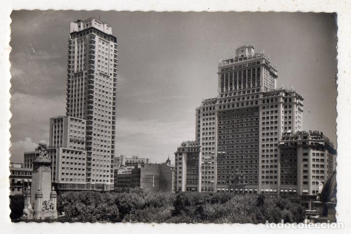Postales: Madrid. Edificios Espa&ntilde;a y Torre de Madrid. A&ntilde;os 60. - Foto 1
