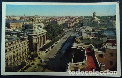 Postales: ANTIGUA POSTAL MADRID EDIFICIO BANCO CENTRAL CALLE ALCALA POSTCARD CC03583 - Foto 1