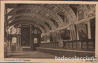 Postcards: POSTAL MONASTERIO ESCORIAL SACRISTIA HAUSER Y MENET POSTCARD POSTKARTE CC02822