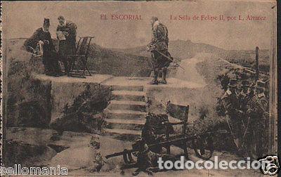 Postales: POSTAL MONASTERIO EL ESCORIAL LA SILLA DE FELIPE II ALVAREZ POSTCARD CC02829