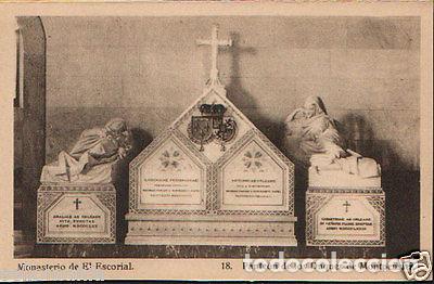 Postcards: POSTAL MONASTERIO ESCORIAL PANTEON DUQUES MONTPENSIER POSTCARD POSTKARTE CC02816