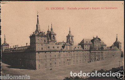Postcards: POSTAL MONASTERIO DE EL ESCORIAL FACHADA PRINCIPAL POSTCARD POSTKARTE CC02840