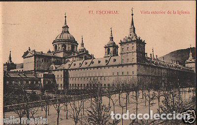 Postcards: POSTAL MONASTERIO EL ESCORIAL EXTERIOR DE LA IGLESIA POSTCARD POSTKARTE CC02849