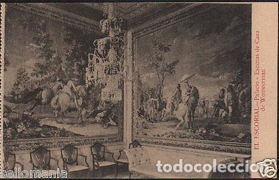 Postcards: POSTAL MONASTERIO EL ESCORIAL ESCENAS CAZA WOUWERMAN POSTCARD POSTKARTE CC02853