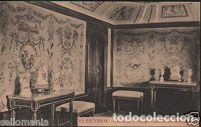 Postcards: POSTAL MONASTERIO EL ESCORIAL SALA BORDADOS CASITA DEL PRINCIPE POSTCARD CC02875