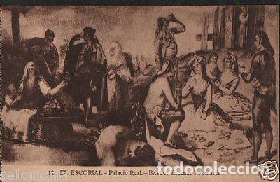 Postcards: POSTAL MONASTERIO ESCORIAL PALACIO REAL ESCENAS POPULARES BAYEU POSTCARD CC02885