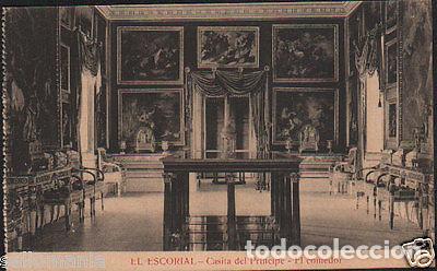 Postcards: POSTAL MONASTERIO DE EL ESCORIAL COMEDOR CASITA DEL PRINCIPE POSTCARD CC02871