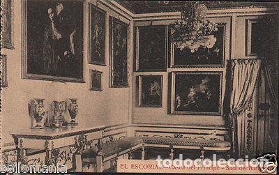 Postcards: POSTAL MONASTERIO ESCORIAL SALA BARQUILLO CASITA DEL PRINCIPE POSTCARD CC02876