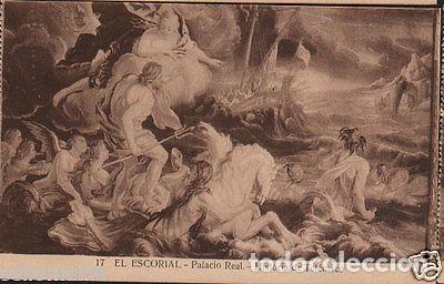 Postcards: POSTAL MONASTERIO EL ESCORIAL PALACIO REAL HISTORIA DE TELEMACO POSTCARD CC02896