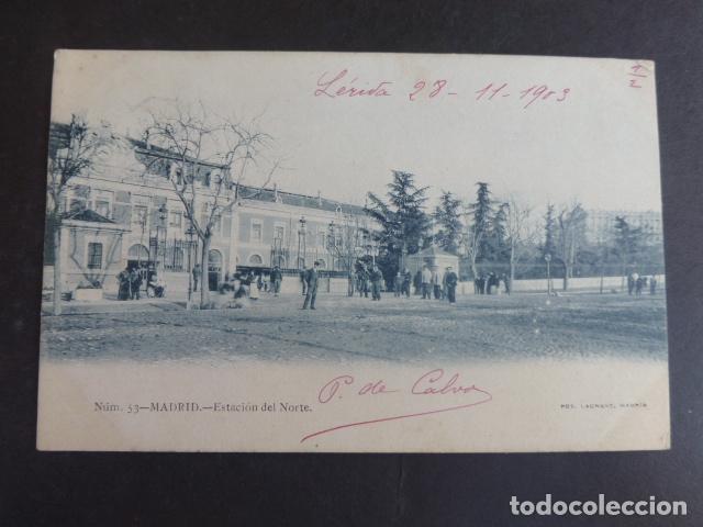 Postales: MADRID ESTACION DEL NORTE 1903 - Foto 1