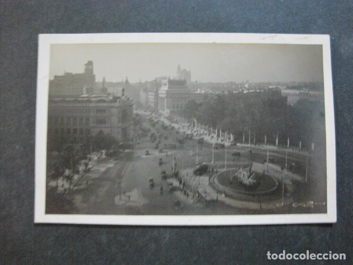 Postcards: MADRID-PLAZA DE LA CIBELES-FOTOGRAFICA-POSTAL ANTIGUA-(73.898)