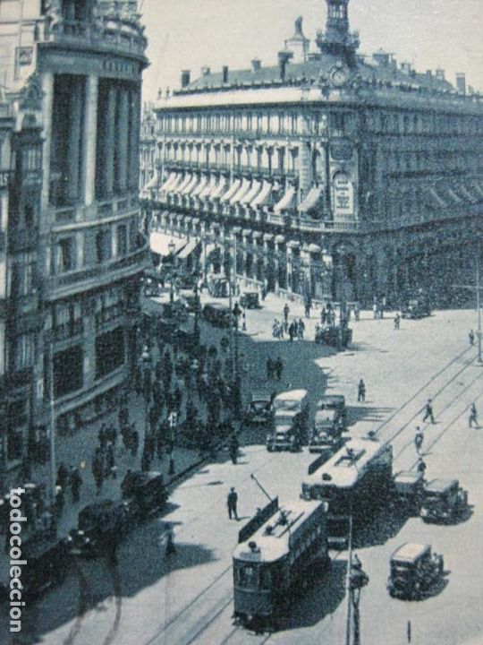 Postcards: MADRID-CALLES DE ALCALA Y SEVILLA-HAE-POSTAL ANTIGUA-(73.901)