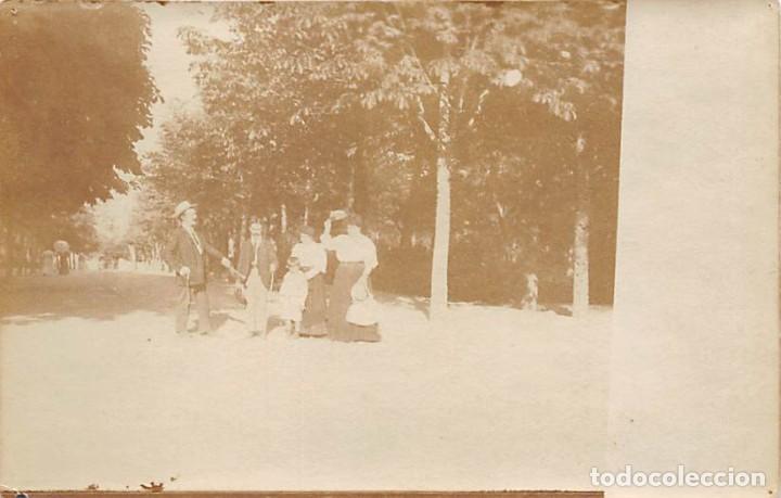 Postales: JARDINES DE EL ESCORIAL. POSTAL FOTOGR&Aacute;FICA- A&Ntilde;O 1907