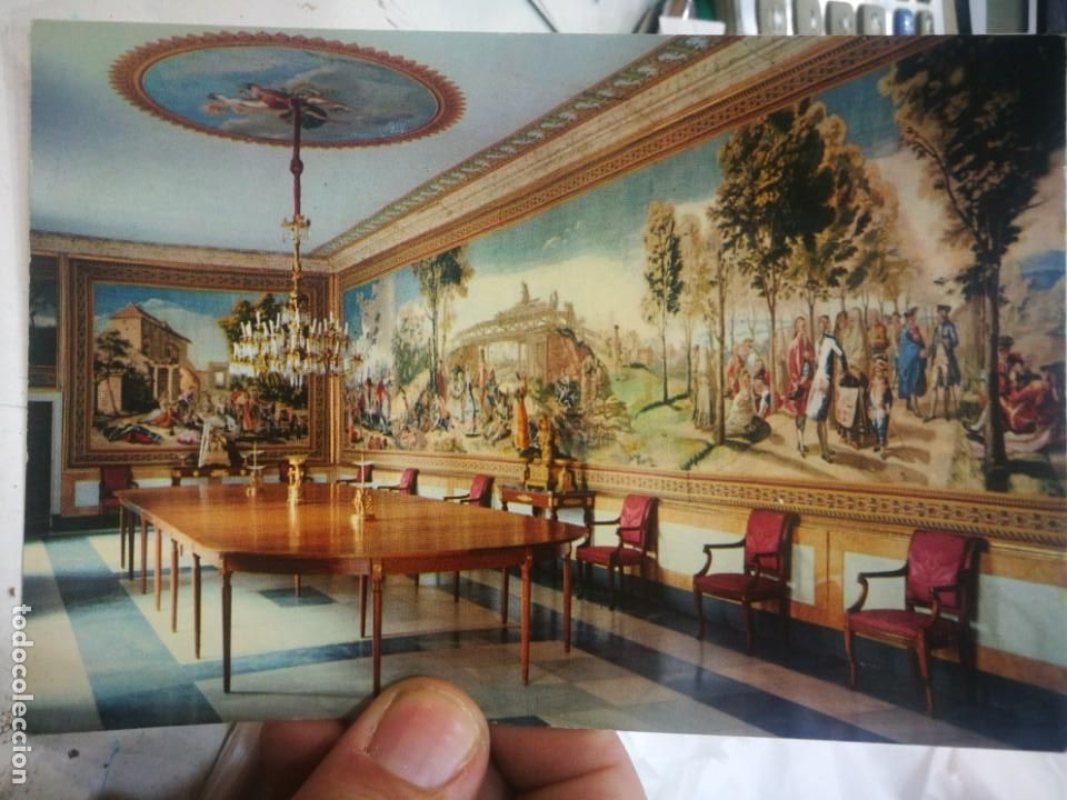 Postkarten: Postal El Escorial Palacio de los Borbones Comedor N 918 PATRIMONIO NACIONAL S/C