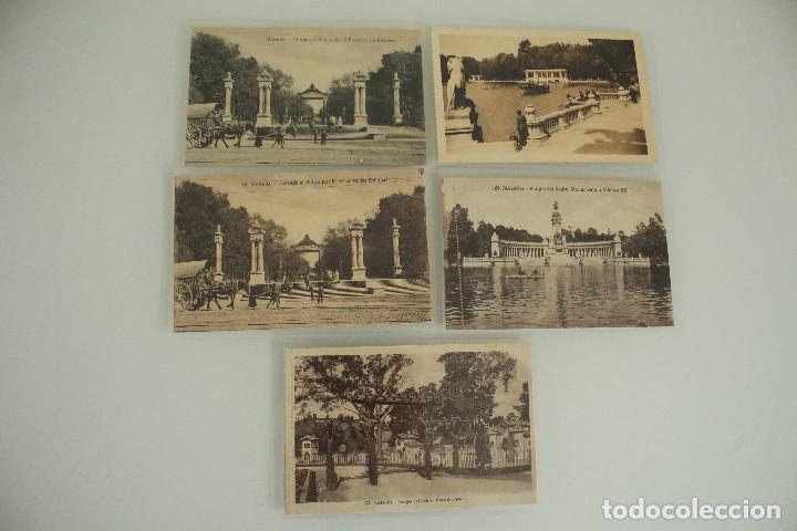Postales: 5 POSTALES ANTIGUAS DE MADRID - Foto 1