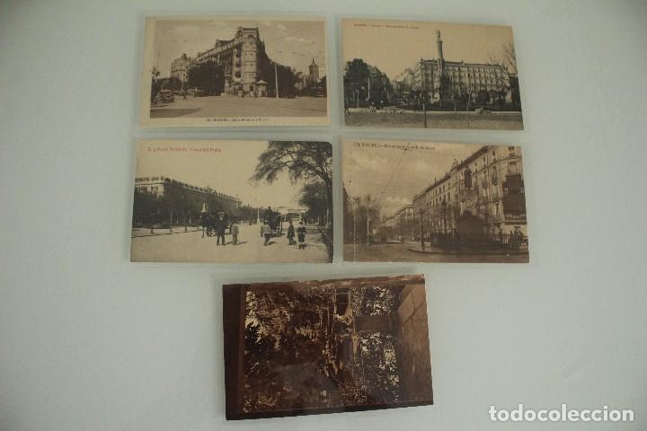 Postales: 5 POSTALES ANTIGUAS DE MADRID - Foto 1