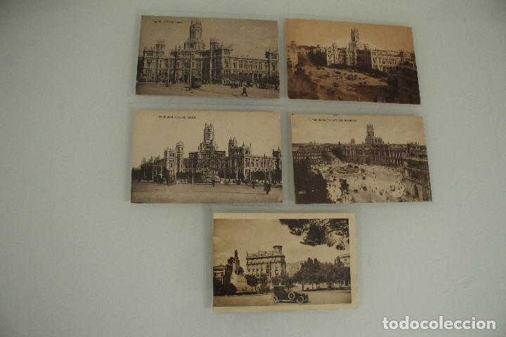 Postales: 5 POSTALES ANTIGUAS DE MADRID - Foto 1