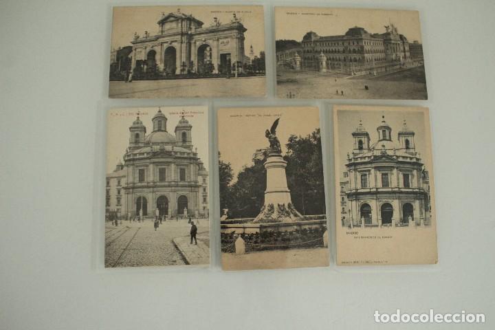 Postales: 5 POSTALES ANTIGUAS DE MADRID - Foto 1