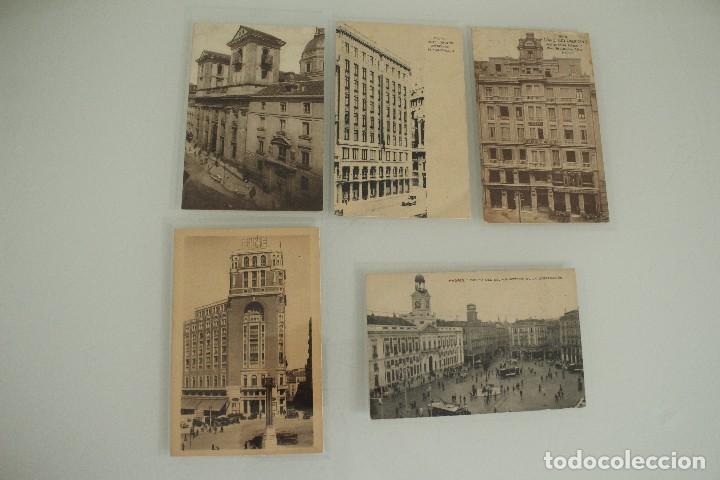 Postales: 5 POSTALES ANTIGUAS DE MADRID - Foto 1