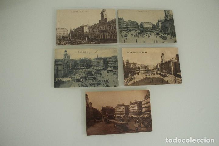 Postales: 5 POSTALES ANTIGUAS DE MADRID - Foto 1