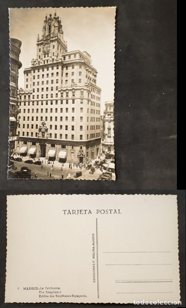 Postales: MADRID - TEL&Eacute;FONICA - Foto 1