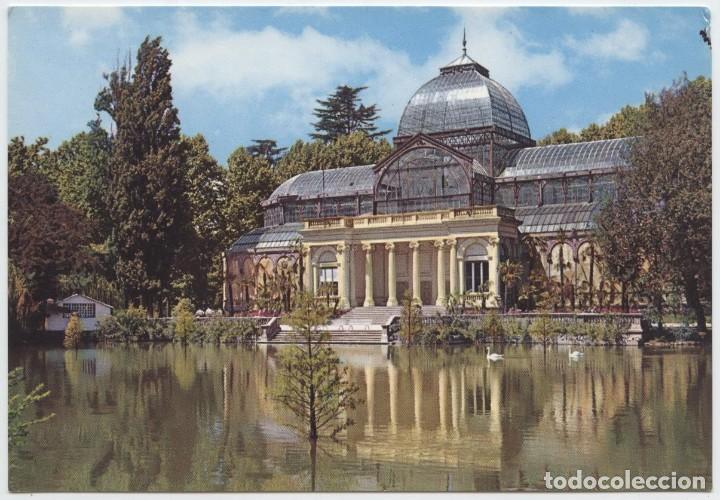 Cartoline: N&ordm; 39-MADRID. Parque del Retiro. Estanque y Palacio de Cristal. Sin circular. Ed. GARC&Iacute;A GARRABELLA