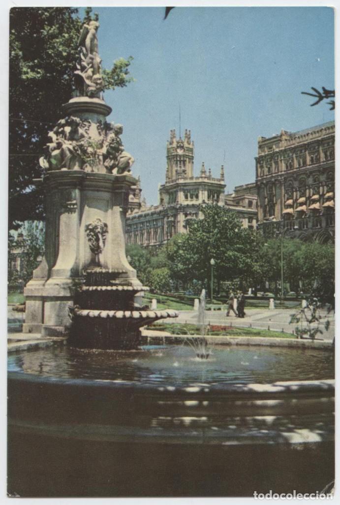 Cartoline: N&ordm; 21-MADRID. Paseo del Prado. Fuente de Apolo. Sin circular. ED. F.MOLINA