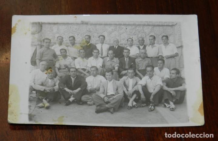 Postales: FOTO POSTAL DE GRUPO DE PERSONAL EN LOS A&Ntilde;OS 30 /40, ED. INFONAL.