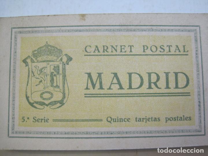 Postales: MADRID-BLOC CON 15 POSTALES ANTIGUAS-GRAFOS-VER FOTOS-(74.774) - Foto 2 - 221161475