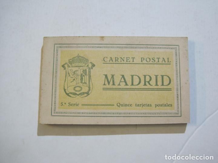 MADRID-BLOC CON 15 POSTALES ANTIGUAS-GRAFOS-VER FOTOS-(74.774) (Postales - España - Comunidad de Madrid Antigua (hasta 1939))
