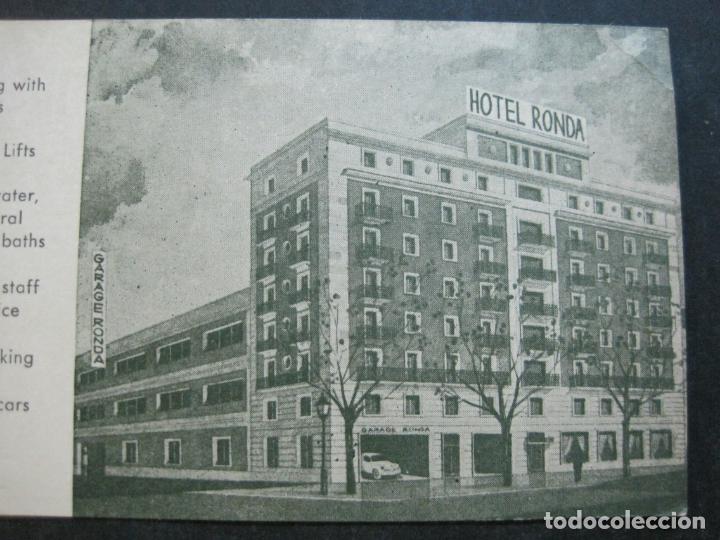 Postales: HOTEL ROMA-MADRID-PUBLICIDAD-POSTAL ANTIGUA-VER FOTOS-(74.865)