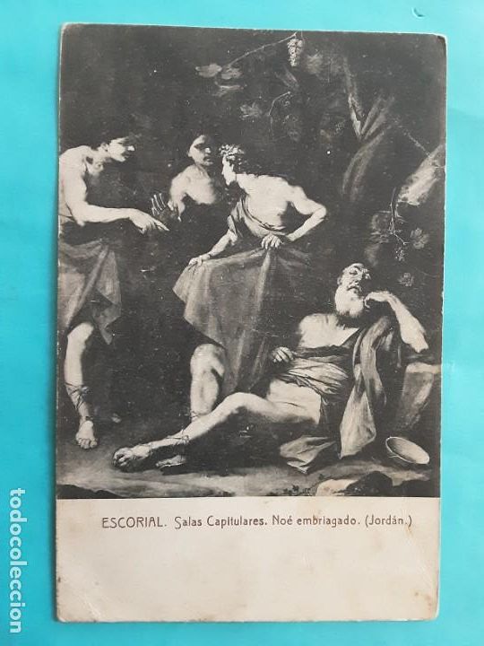Postales: Postal, ESCORIAL, CASA CAPITULARES, NO&Eacute; EMBRIAGADO, CIRCULADA EN 1920