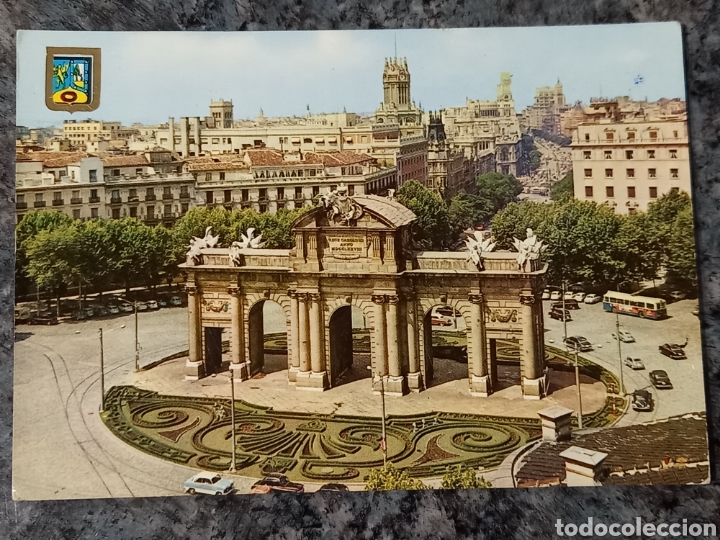 Postales: Postal de Madrid. Puerta de Alcal&aacute;. - Foto 1