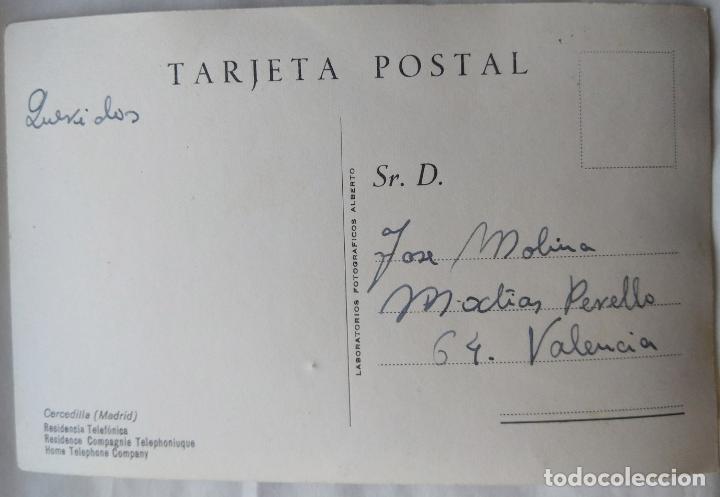 Postales: CERCEDILLA MADRID - Foto 2