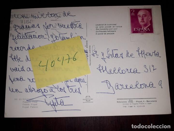 Postales: N&ordm; 40476 POSTAL MADRID PALACIO REAL - Foto 2