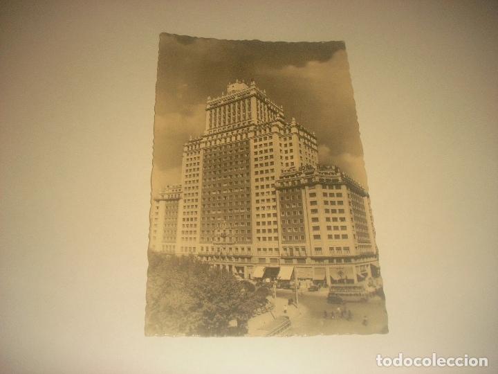 Postales: MADRID 2. EDIFICIO ESPA&Ntilde;A. DOMINGUEZ. ESCRITA. - Foto 1
