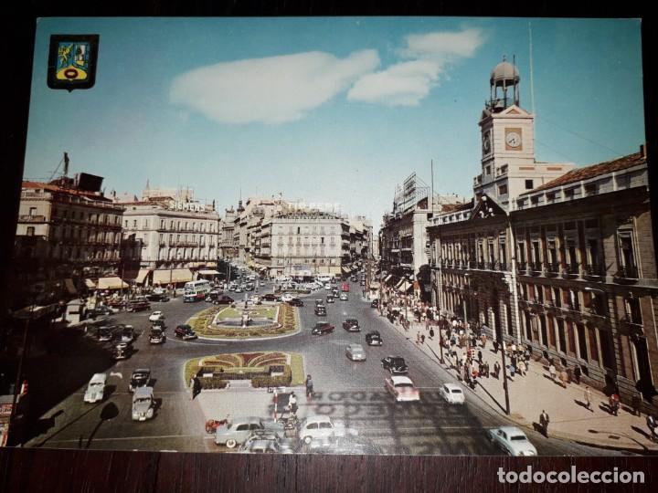 Postales: N&ordm; 41050 POSTAL MADRID PUERTA DEL SOL - Foto 1