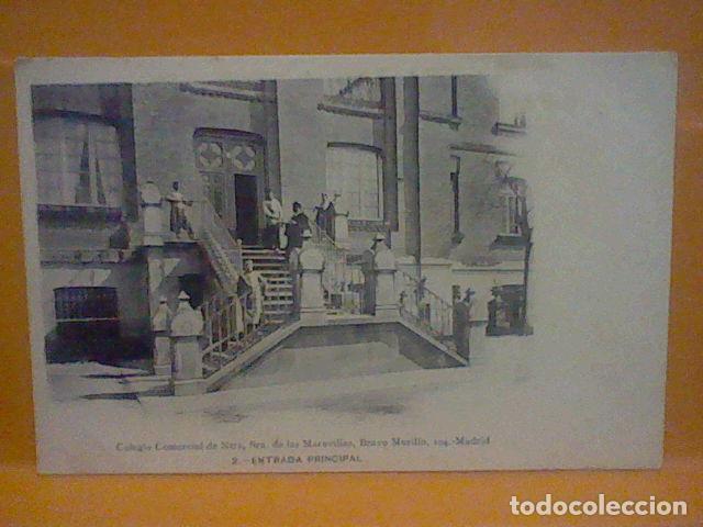 Postais: BRAVO MURILLO 1909 COLEGIO NTRA SRA MARAVILLAS ENTRADA PRINCIPAL N&ordm; 2 SIN DIVIDIR ANIMADA