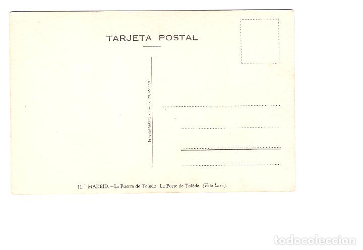 Postales: 1 postal de madrid puerta de toledo - Foto 2