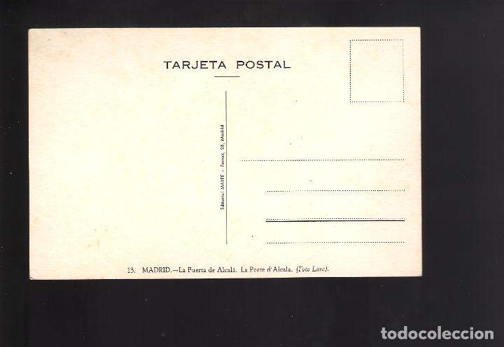 Postales: 1 postal de madrid la puerta de alcala - Foto 2