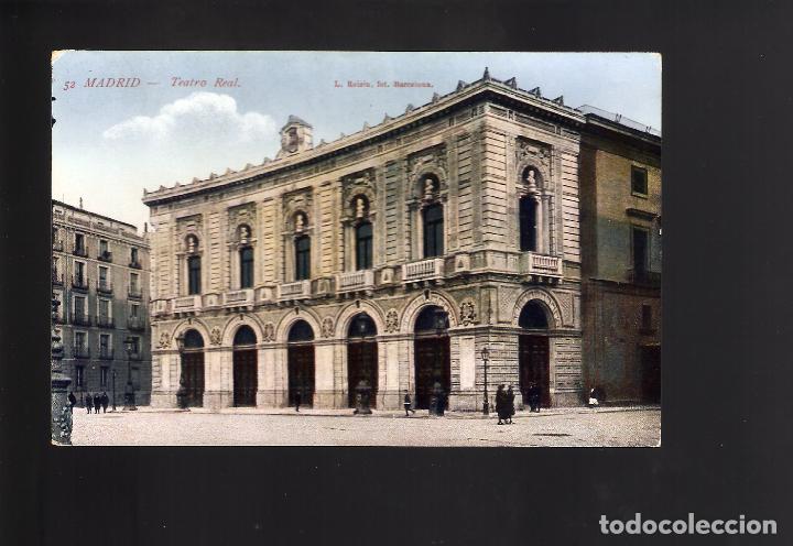 Postales: 1 postal de madrid el teatro real - Foto 1