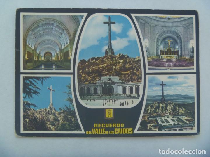 Postkarten: POSTAL RECUERDO DEL VALLE DE LOS CAIDOS. PATRIMONIO NACIONAL . A&Ntilde;OS 60