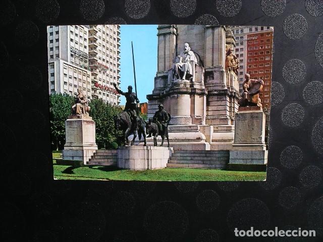 Postales: Monumento a Cervantes. Madrid - Foto 1