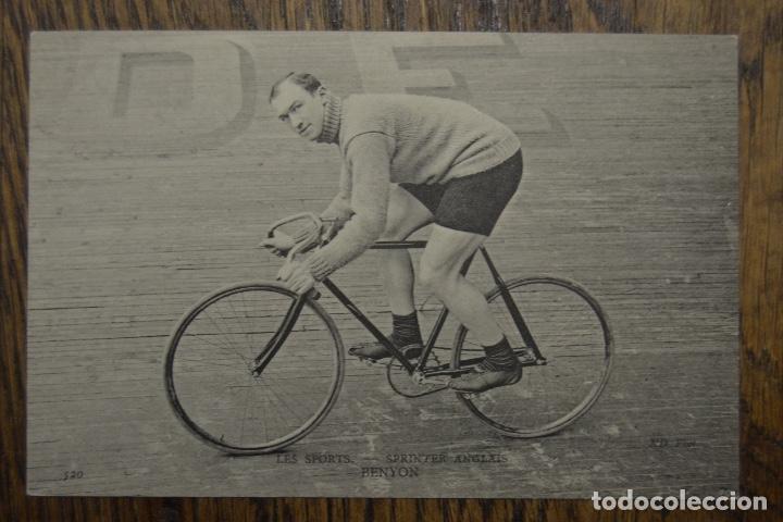 Postales: ANTIGUO POSTAL CICLISMO SPRINTER BENYON RARO