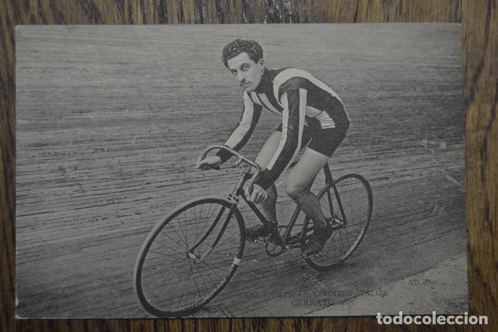 Postales: ANTIGUO POSTAL CICLISMO SPRINTER ITALIANO CERRATO RARO