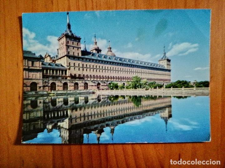 Cartoline: POSTAL : EL ESCORIAL - MONASTERIO, ESTANQUE DE LA HUERTA.