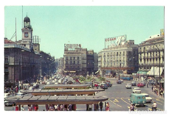 Postales: Madrid - Puerta del Sol - Edit. Pueyo 1972 - Foto 1