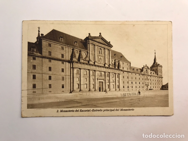 Postais: MONASTERIO DEL ESCORIAL. Postal No.2, Entrada principal del Monasterio. Edic . Zerkowitz