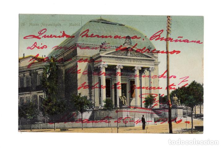 Postales: MADRID.- MUSEO ARQUEOL&Oacute;GICO. - Foto 1
